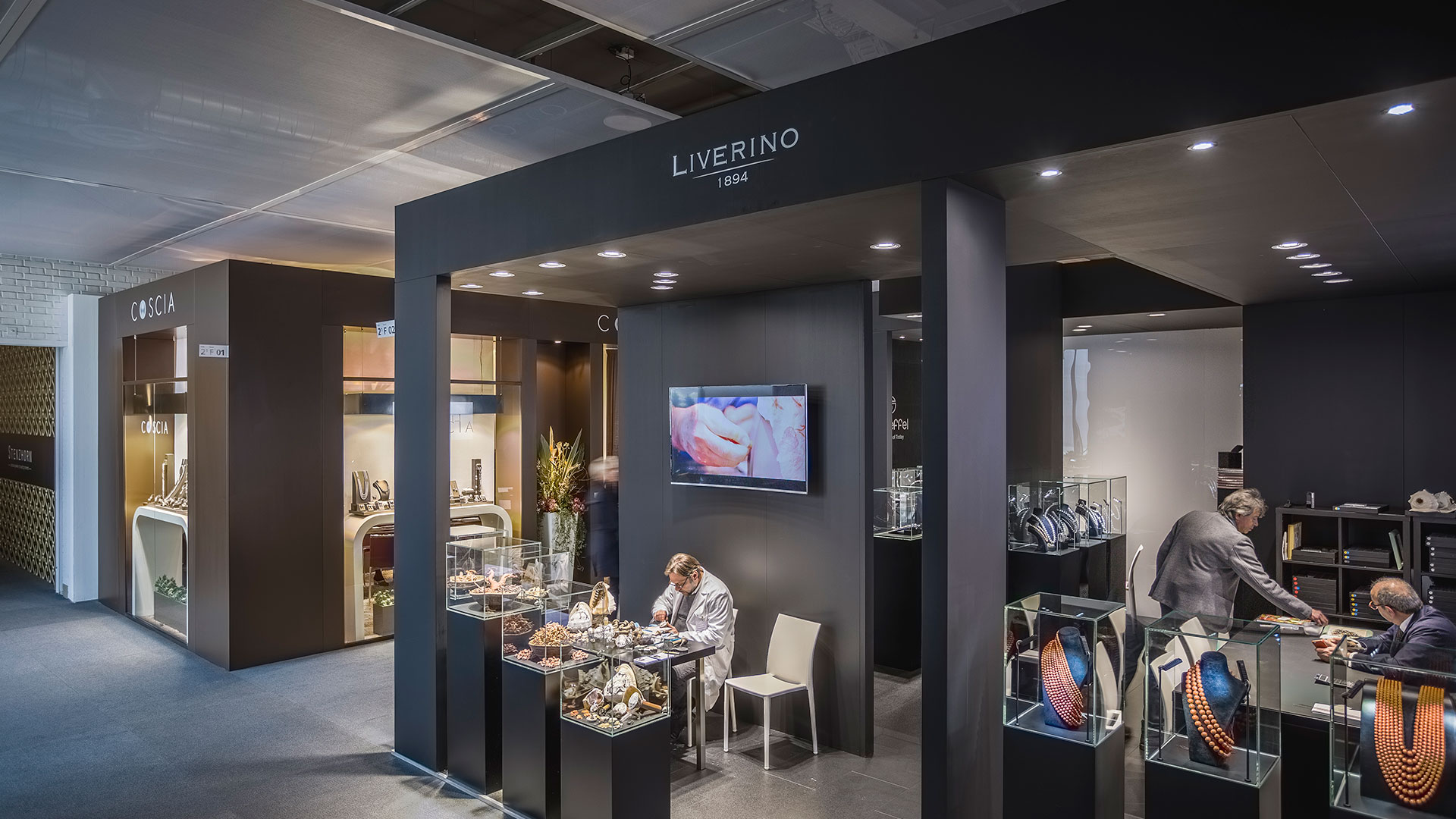 Allestimenti fieristici fiera Baselworld stand Liverino | Foster Allestimenti 10