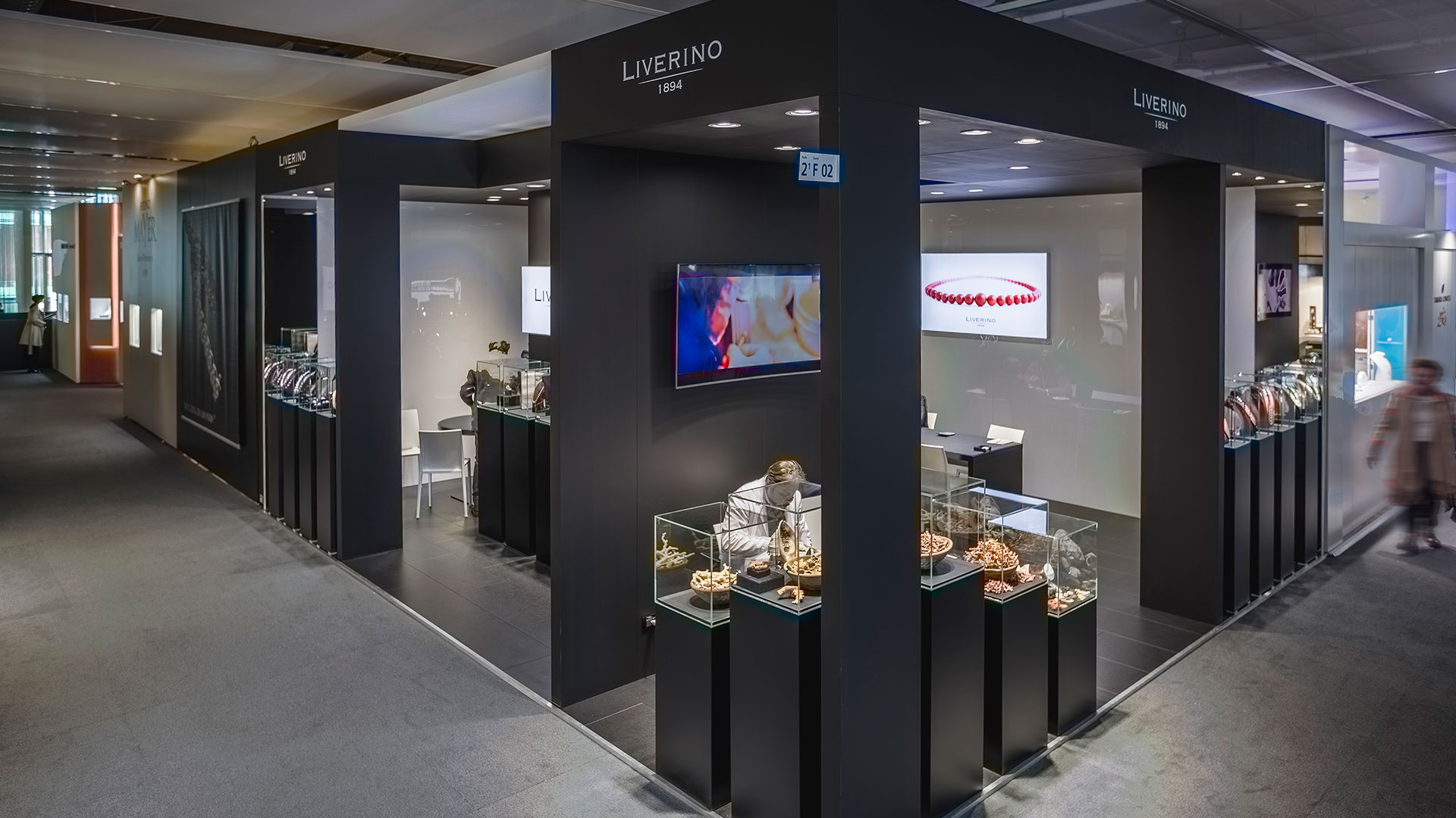 Allestimenti fieristici fiera Baselworld stand Liverino | Foster Allestimenti 09