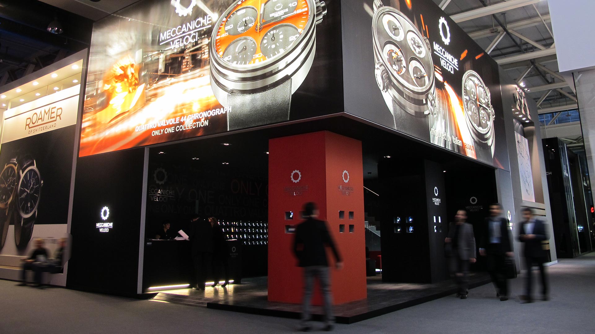 MACCHINE VELOCI Exhibition stand - Baselworld fair trade | Foster Allestimenti 01