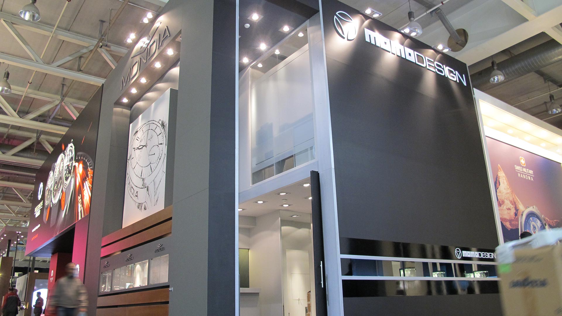 MOMODESIGN Exhibition stand - Baselworld fair trade | Foster Allestimenti 01