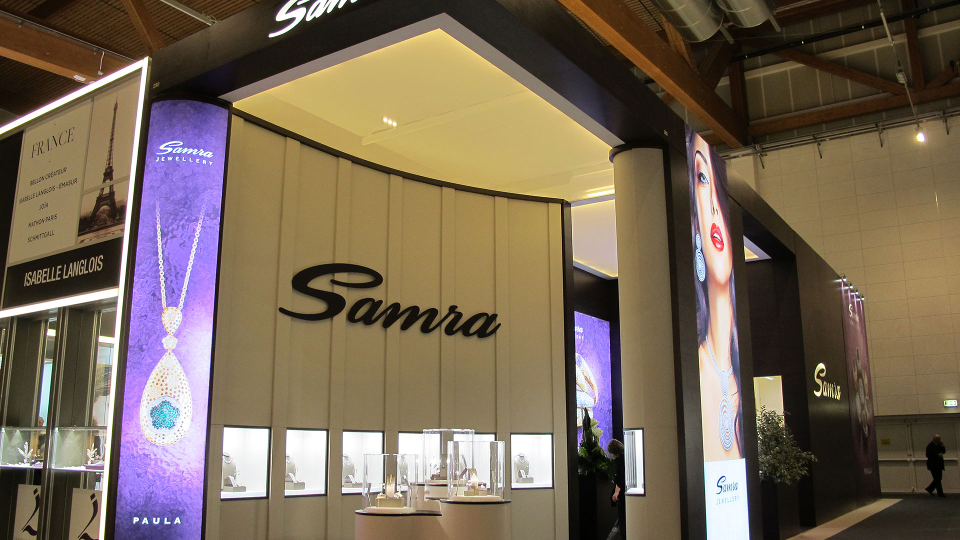 Progettazione stand fiera VicenzaOro - Samra | Foster Allestimenti 01